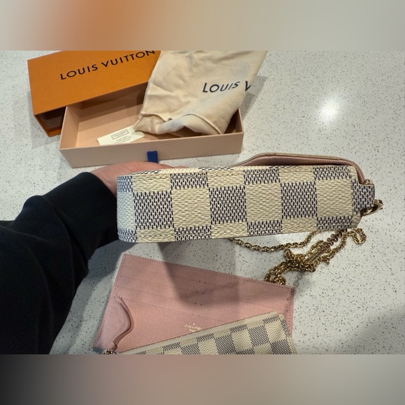 Louis Vuitton Félicie Pochette - Damier Azur Canvas - Picture 3 of 7
